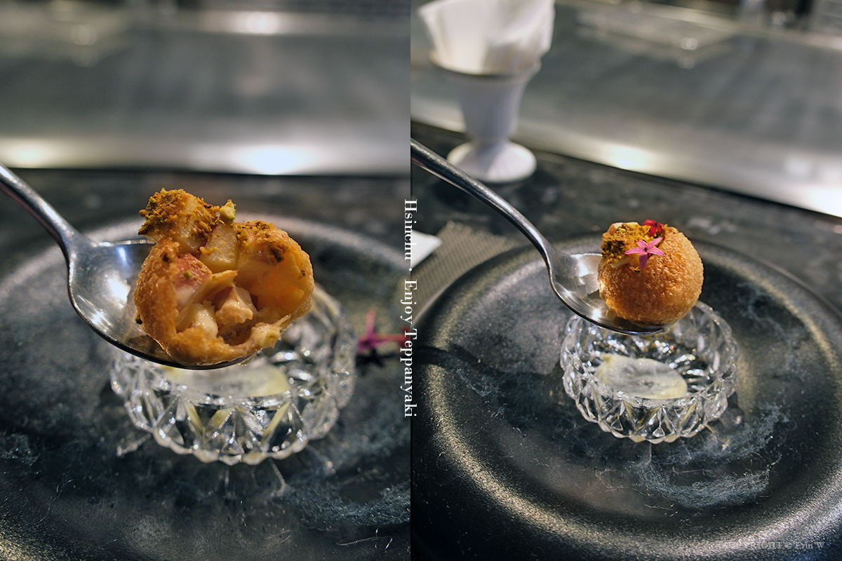 新竹・竹北|享廚鐵板燒|在滋滋聲與香氣之中 享受一場專屬兩人的浪漫饗宴與精采食物秀 - 第23張圖