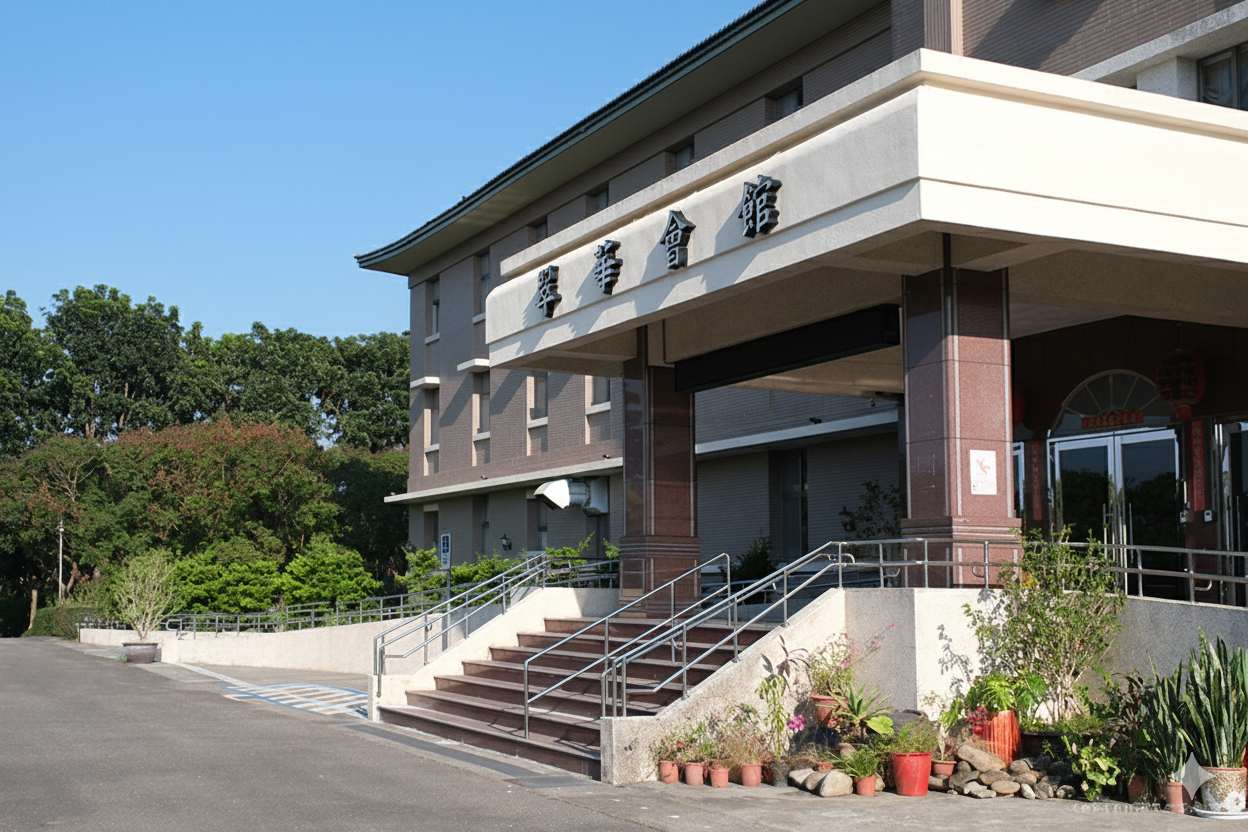 雲林・古坑｜翠華會館｜坐落在校園裡的靜謐度假會館 擁抱山色、咖啡香與親近自然的慢旅時光