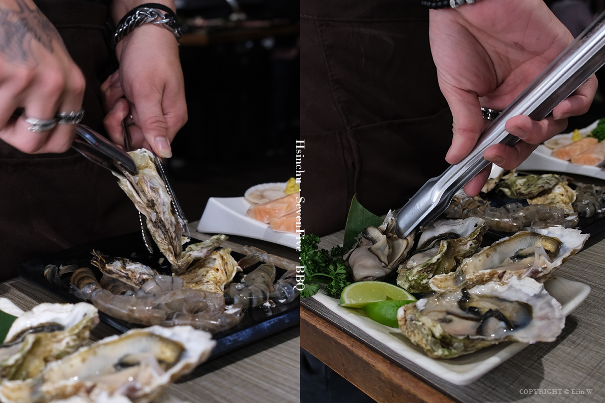 新竹｜柒伍無煙燒肉｜解放雙手 貼心代烤代剝 火烤兩吃吃到飽 新竹平價高質燒肉推薦