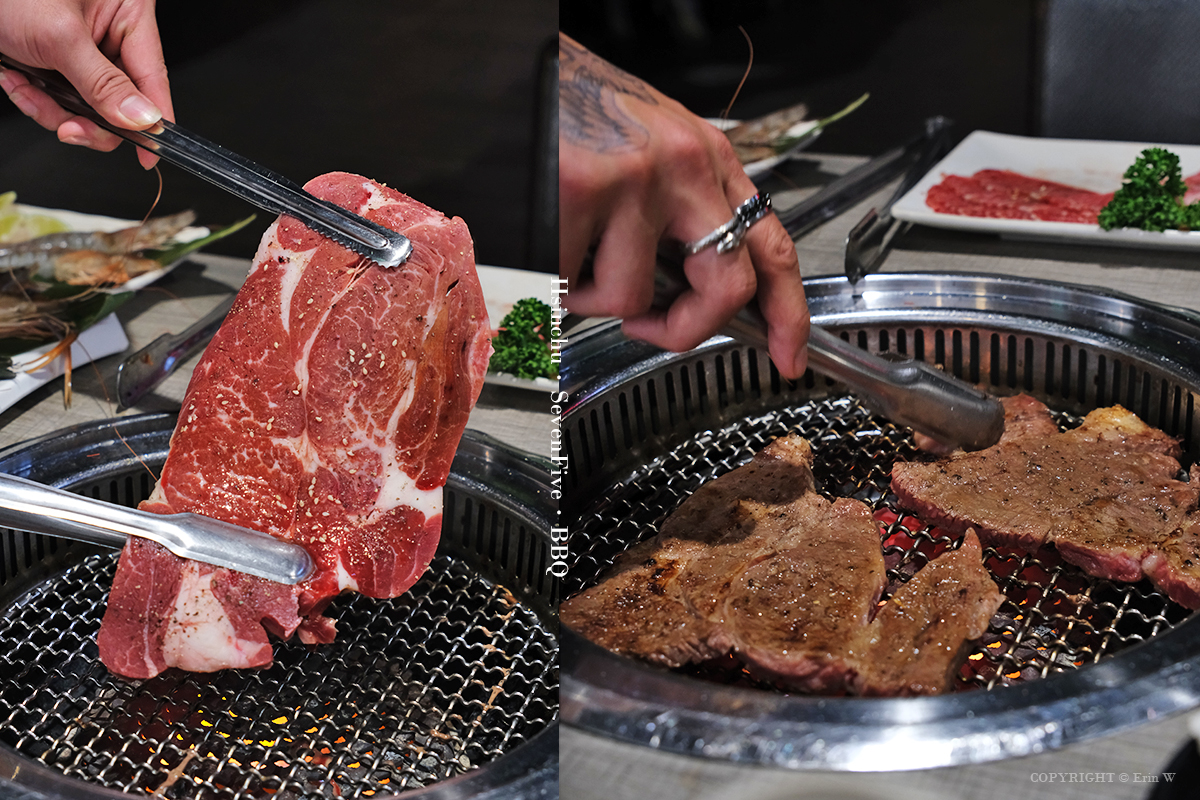 新竹｜柒伍無煙燒肉｜解放雙手 貼心代烤代剝 火烤兩吃吃到飽 新竹平價高質燒肉推薦