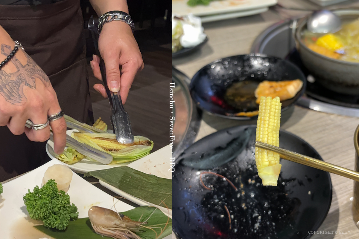 新竹｜柒伍無煙燒肉｜解放雙手 貼心代烤代剝 火烤兩吃吃到飽 新竹平價高質燒肉推薦